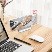 FM Radio LED - Smart Wekker Horloge Tafel Elektronische - Zwarte Editie