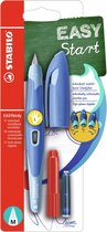 STABILO EASYbirdy - Ergonomische Vulpen - Linkshandig - Pastel Edition - Blauw/Licht Blauw Pastel - Speciale L punt