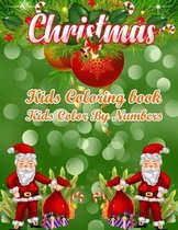 Christmas Kids Coloring Book Kids Color By Numbers