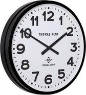 Thomas Kent Wandklok Regulator 54 Cm Staal Wit/zwart