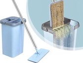 Vloerwisser - Vloertrekker - Zelfreinigend Mechanisme - Microvezel - Clean Flat Mop - Mop - Vloerwissers