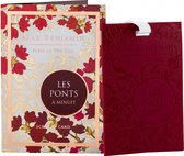 Max Benjamin Geurkaart Les Ponts A Minuit Papier Bordeauxrood