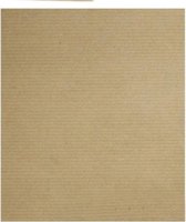 ZEICHENPAPIER KRAFTPACKPAPIER BRAUN GERIPPT A4 90G/QM  per 1 x 10 vel verpakt