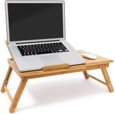 Bedtafel - laptoptafel- bedtafeltje - voor op bed - schoontafel - laptray - klaptafel