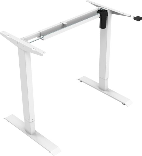 Elektrisch Verstelbaar Zit-Sta Bureau Frame 140Cm NEN 527 Wit (RAL9016)