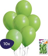 Groene Ballonnen - 10 stuks - Helium Ballonnen - Jungle Decoratie