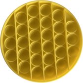 Pop it Fidget Toy Bubble - Rond - Geel