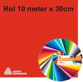 10 meter Avery snijfolie kleur 523 Medium Red Matt voor Silhouette Cameo, brother en andere 30cm snij plotters