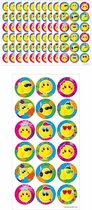 10x Stickervel Smiley  Fun Stickers - Uitdeelcadeau - Traktatie