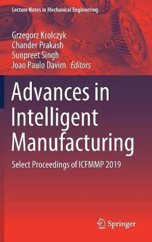 Lecture Notes in Mechanical Engineering- Advances in Intelli ... - cover