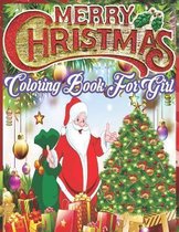 Merry Christmas Coloring Book for girl