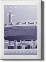 Walljar - Evoluon - Muurdecoratie - Canvas schilderij