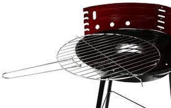 Barbecue - Houtskool Barbecue - Inclusief verwijderbare Aslade - Barbecues - Ø 38 cm - Houtskoolbarbecue - Fancylifestyle - met windschild - BBQ - vlees en vis - compact — afbeelding 3