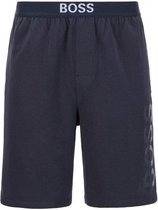 Hugo Boss jersey short logoprint donkerblauw