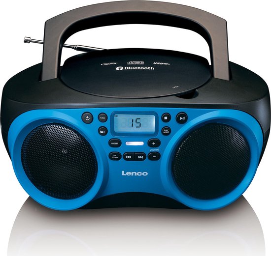 Donau Blaze wastafel Lenco SCD-501 - Draagbare radio CD speler met Bluetooth®, USB en MP3 -  Blauw | bol.com