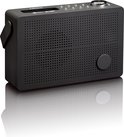 Lenco PDR-030BK - Draagbare DAB Radio met FM en DAB+ ontvangst - Wekkerradio met Snooze functie - Zwart