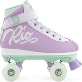 Rio Roller Rolschaatsen - Maat 34Kinderen - paars - mintgroen