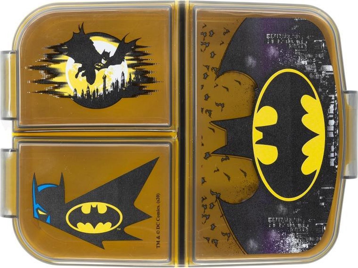 Batman broodtrommel - 3 vaks - Bat-Man lunchbox