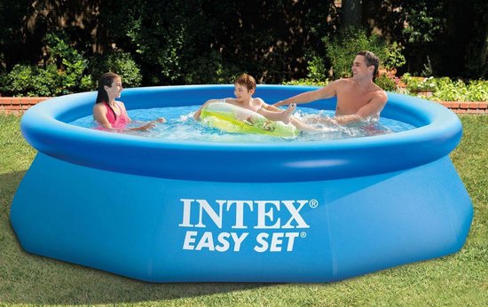 Intex Zwembad inclusief pomp - Easy set pool - 305 x 76 cm met waterpomp 12  V- Blauw | bol.com