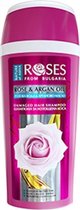 Natuurlijke shampoo met rozenolie uit Bulgarije en argan olie, voor droog en beschadigd haar 250ml