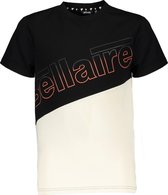 Bellaire Jongens t-shirts & polos Bellaire Kusy shortsleeves T-shirt cut and s Caviar 122/128