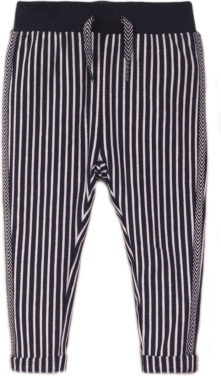 Dirkje baby meisjes gestreepte joggingbroek Navy