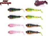 Fox Rage Micro Spikey Fry UV - 4 cm - pack de couleurs mélangées