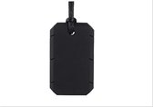 Bijtketting-Kauwketting-Army Tag- ID Tag- Zwart