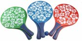 Beachball set - Groen/Blauw/Rood met bloemenmotief