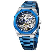 Sickst™ Men's Watch - Artemis Blue Silver - Horloge Heren Blauw