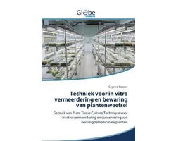 Omslag van Techniek voor in vitro vermeerdering en bewaring van plantenweefsel