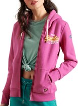 Superdry Vintage Logo Duo Zip Hood Dames Vest - Maat M