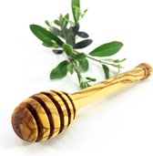 Zethome | Olijfboom Houten Olijf Honing Lepel | 14x2.5 cm