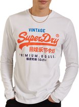 Superdry T-shirt - Mannen - wit/blauw/rood