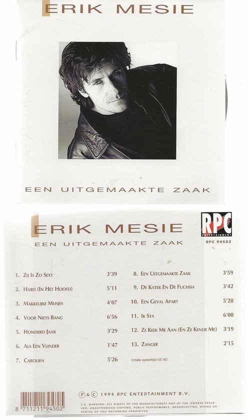 Erik Mesie - een Uitgemaakte Zaak