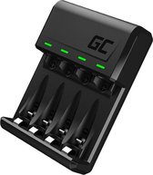 GC VitalCharger Chargeur de batterie Ni-MH AA et AAA avec port Micro USB et USB-C