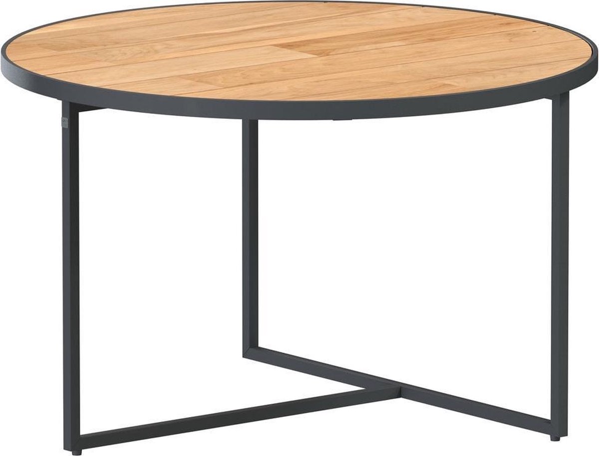 Bol.com 4 Seasons Strada loungetafel Ø73 cm - natural teak aanbieding