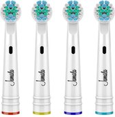 Opzetborstels geschikt voor Oral-B / Braun Precision Clean- Elektrische tandenborstel - 4-pack - Opzetstukjes - Opzetborstels elektrische tandenborstel
