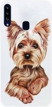 ADEL Siliconen Back Cover Softcase Hoesje Geschikt voor Samsung Galaxy A20s - Yorkshire Terrier Hond