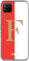6F hoesje - geschikt voor Huawei P40 Lite -  Transparant TPU Case - Feyenoord - F #ffffff