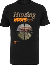 Heren T-Shirt Hunting Hoops Tee zwart