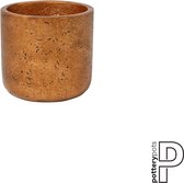 Pottery Pots Bloempot Charlie Metalic copper-Koper D 12 cm H 11.5 cm