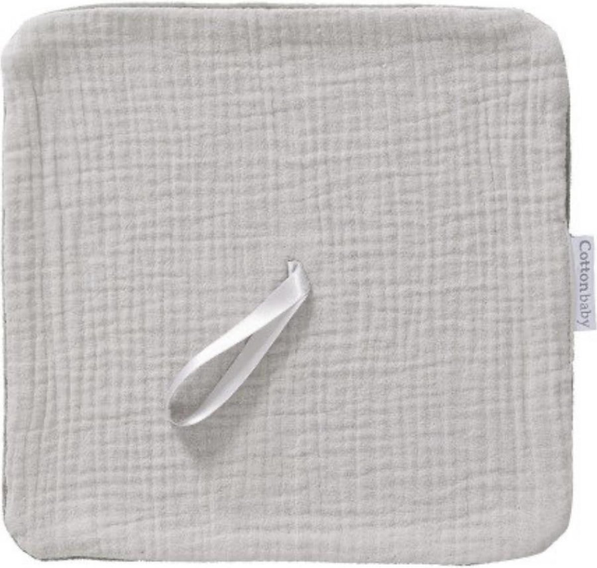 Goedkoopste Cottonbaby speendoekje - Cottonsoft - lichtgrijs