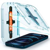 Spigen - Apple iPhone 12 Pro Max - Tempered Glass Met Montage Frame EZ FIT - 2 Stuks