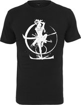 Heren T-Shirt White Samurai Tee zwart