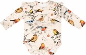 Misioo Romper Birds - vogels - kinderkleding - romper baby - babykleertjes - baby -Maat 92/98