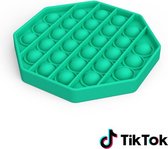 Pop it Fidget Toy- Bekend van TikTok - Hexagon - Groen
