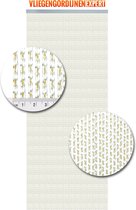 Fly Curtain Expert Lucca - Rideau anti-mouches - 100x240 cm - Transparent avec jaune
