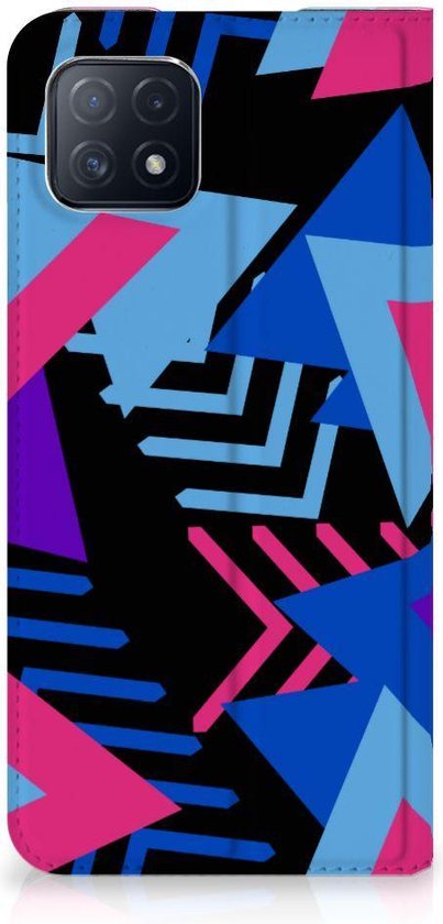 Étui de support OPPO A73 5G Étui de téléphone Funky Triangle