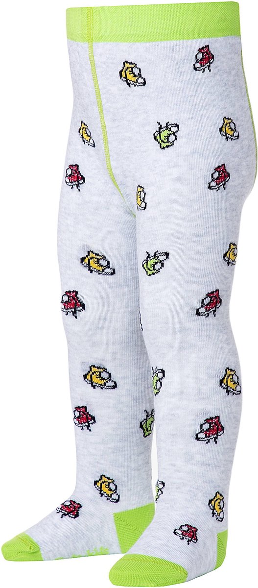 Babymaillot leuk patroon, ster, lichtgrijs, maat 62-74 (zoollengte12 cm).